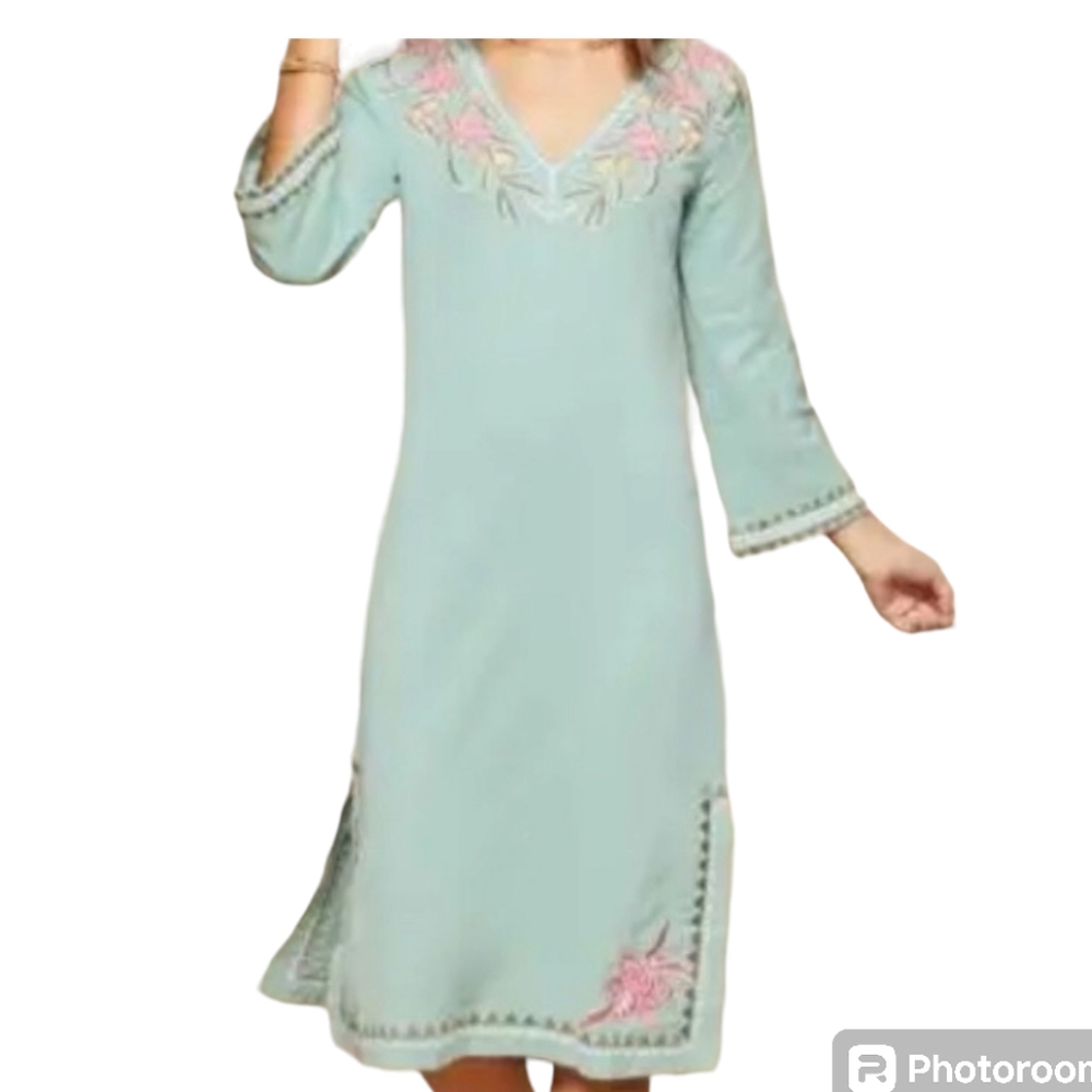 Spartina 449 Paige Gemmel Island Amira midi beach dress NWT
